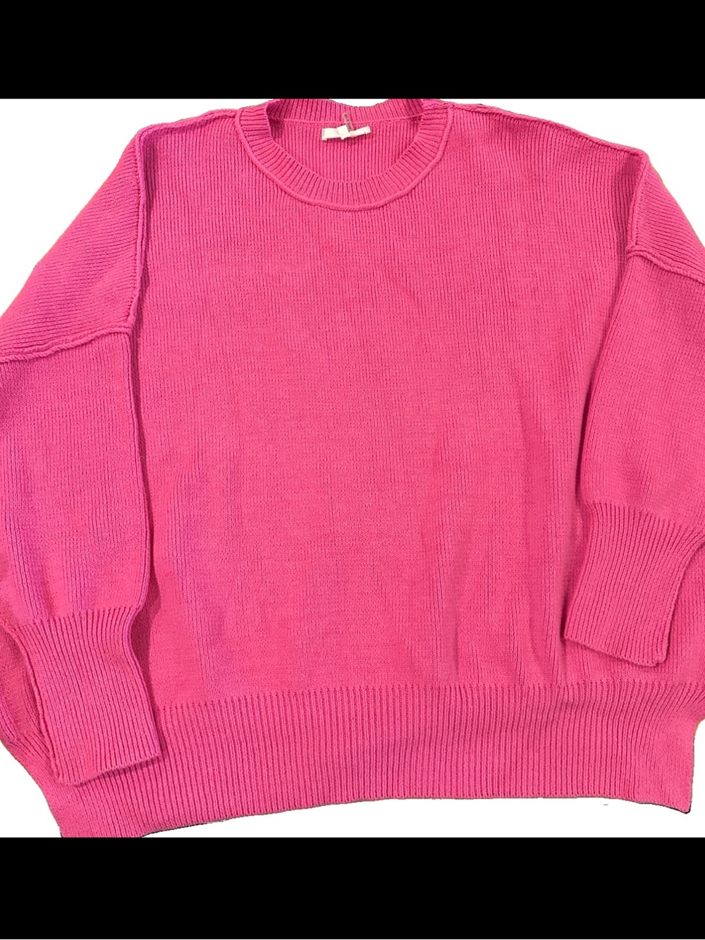 💗 Entro Bright Pink Oversized Sweater 💗